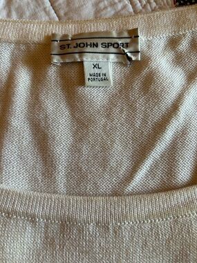 St. John Cream Tank Top